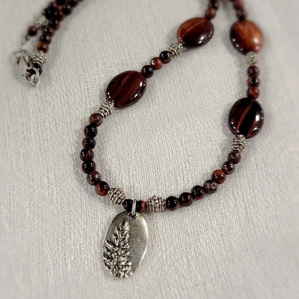 Red Tiger Eye Necklace